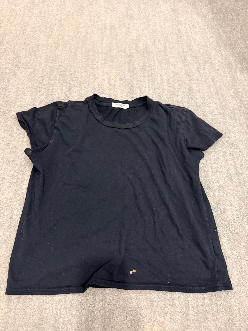Perfectwhitetee Classic Black Crewneck Tee